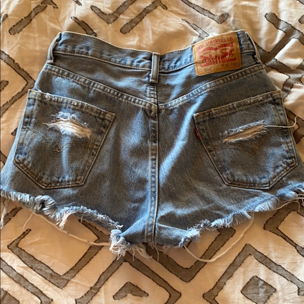 Levi’s High-Waisted Jean Shorts
